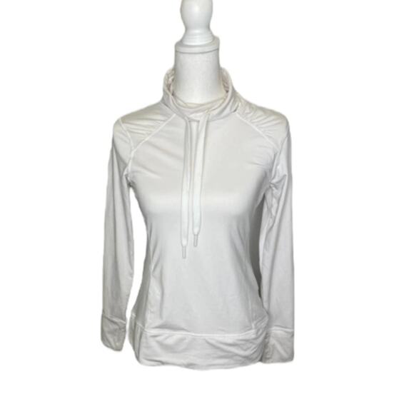 Layer 8 Performance Cowl Neck White Pullover Size Women's Small - Picture 1 of 10